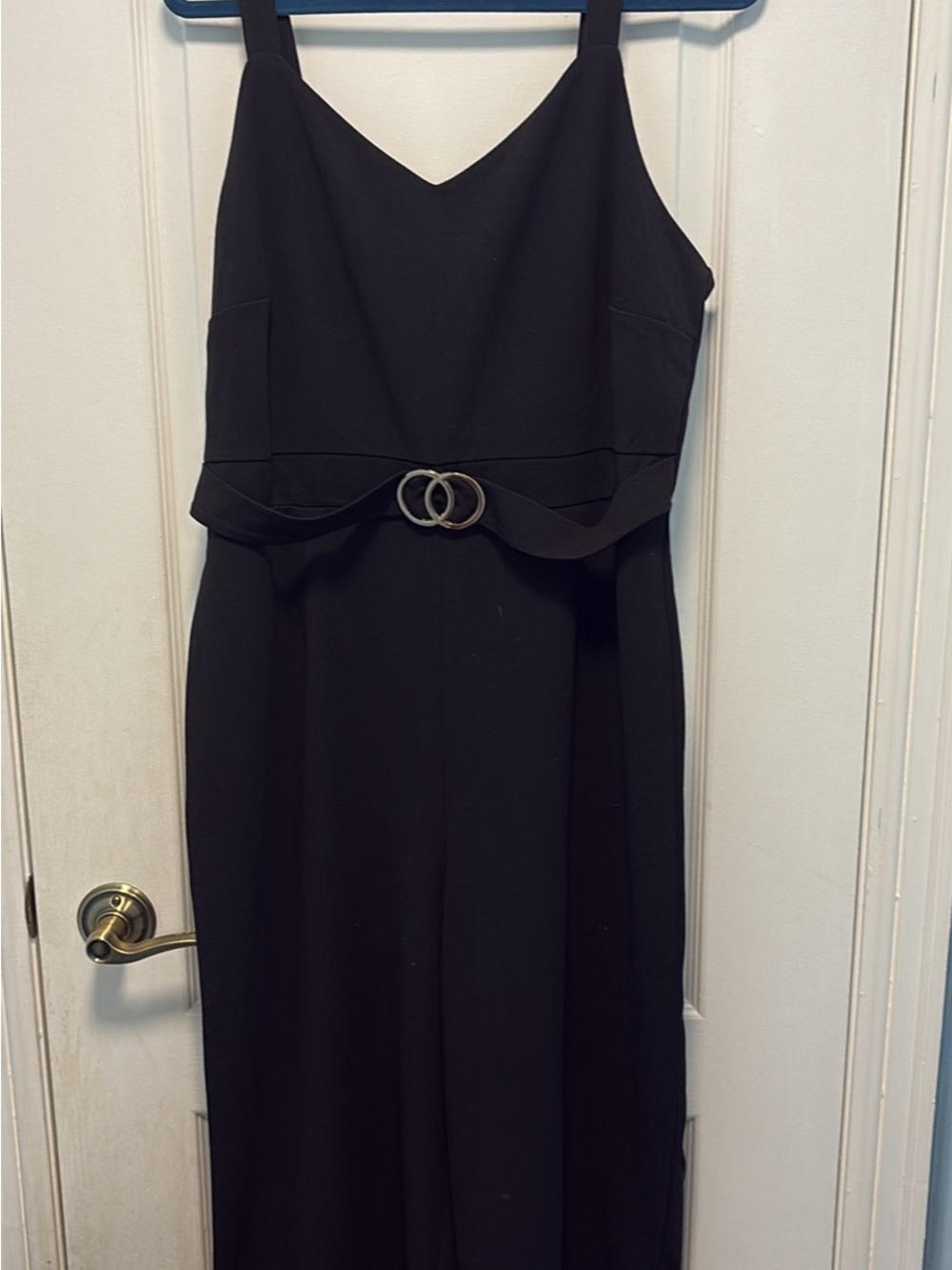 Ricki's Black Strapless Jumpsuit with Double-Ring Waist